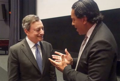 Mario Draghi & Cherno Jobatey